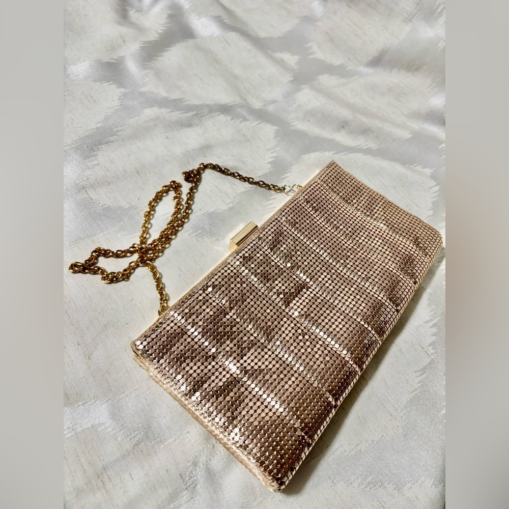 Jessica McClintock Shimmering Gold Clutch